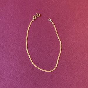 14k Gold “Nothing” Bracelet